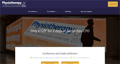 Desktop Screenshot of physiotherapyuk.org.uk