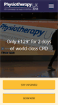 Mobile Screenshot of physiotherapyuk.org.uk